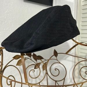 VTG Men's Dark gray  Lace flat cap DOLCE & GABBANA
